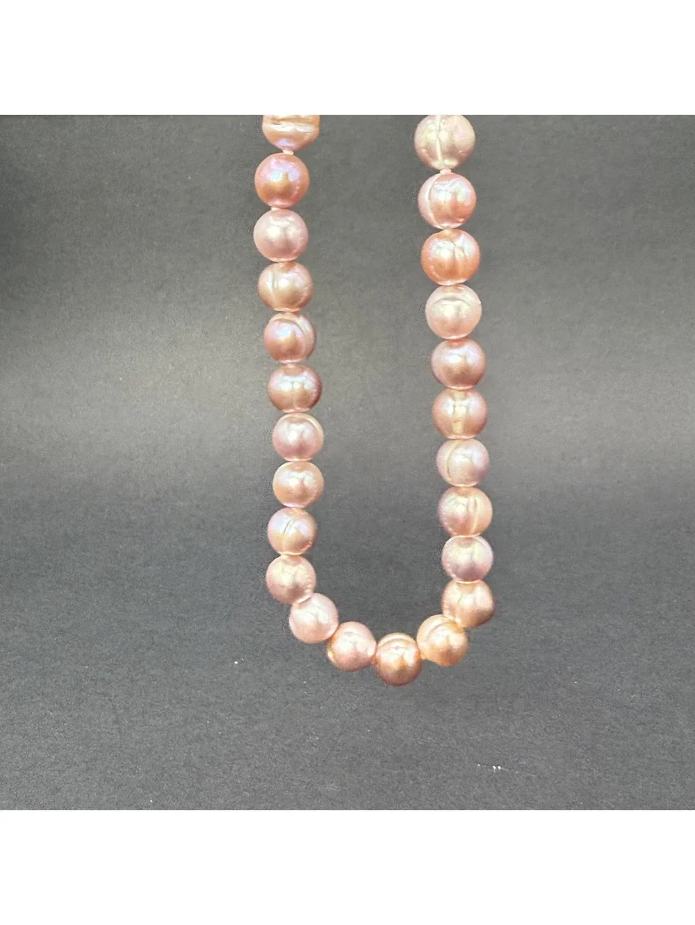candy+clover freshwater pink pearl necklace